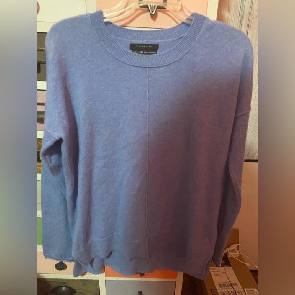 100% cashmere sweater.